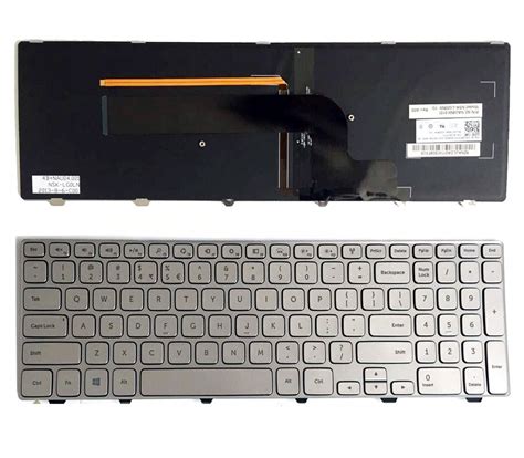 New Keyboard For Dell Inspiron 15 7000 Series 15 7537 Series Backlit