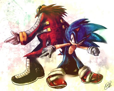 Sonic And Eggman By Leons 7 On Deviantart