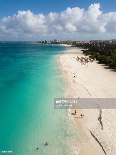 Eagle Beach Aerial Aruba High Res Stock Photo Getty Images