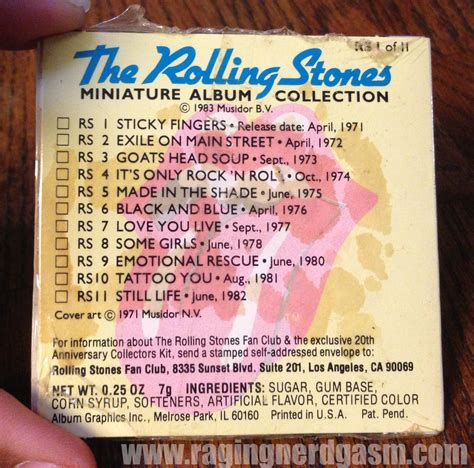 Rolling Stones Promo Bubble Gum Record Packs 6 Tom Khayos Flickr