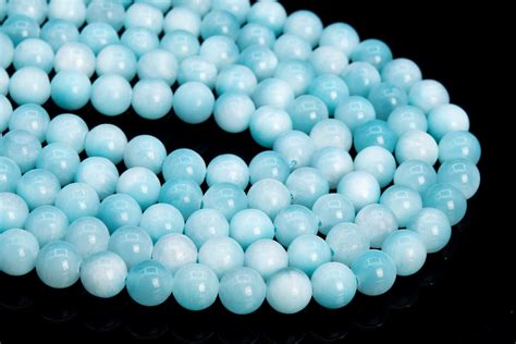 Rare Aqua Blue Hemimorphite Beads Mongolia Genuine Natural Etsy