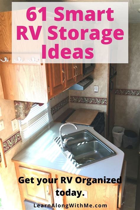 61 smart rv organization ideas and rv storage ideas you ll love camper storage ideas travel