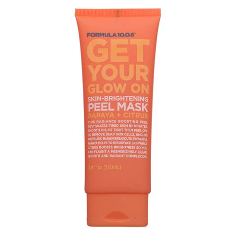 Formula 1006 Get Your Glow On Peel Mask Shop Facial Masks