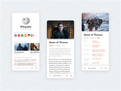 Wikipedia Redesign By Bhpx On Dribbble