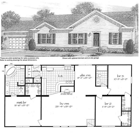 Modular Homes Floor Plan Model 9561 Modular Home Floor Plans