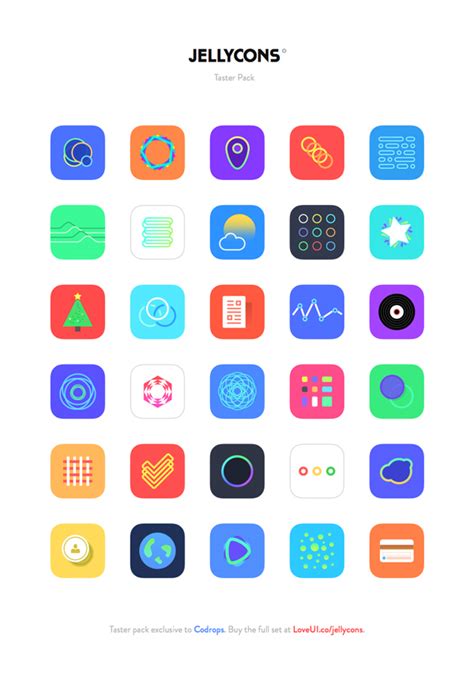 Share this article to your social networks and don't. Free Download : Jellycons - iOS 8 app icons | Designbeep