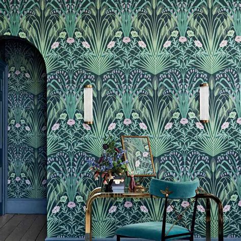 Floral Wallpaper Botanical Wallpaper Artisan Tiles And Interiors