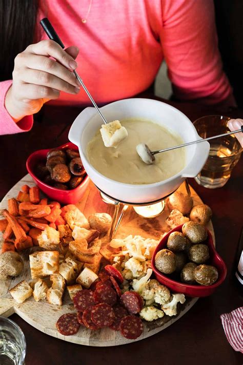 Easy Cheese Fondue For Two The Best At Home Date Night Pwwb