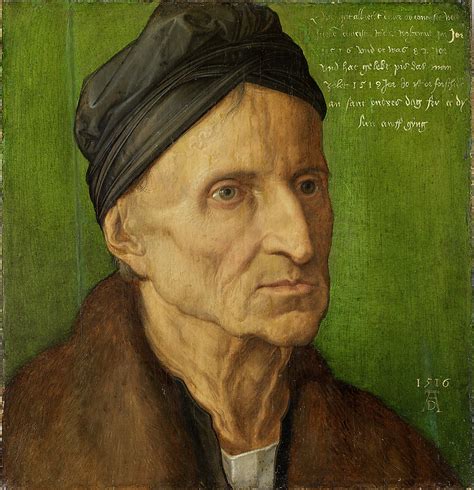 Portrait Of Michael Wolgemut Albrecht Dürer