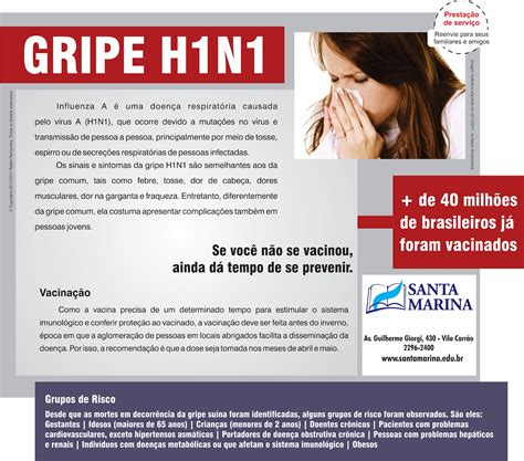Escola Santa Marina Gripe H1n1
