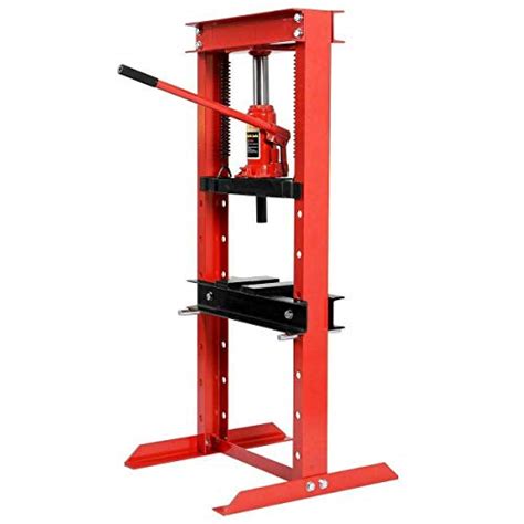 Mophorn 00001 6 Tons Hydraulic Shop Press 38 X 17 X 5 Inches Red