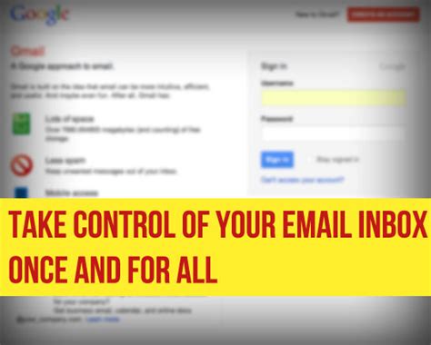 Take Control Of Your Email Inbox Once And For All A Detailed Series