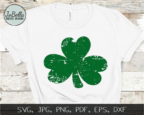 Distressed Shamrock Svg Cut File And Printable So Fontsy