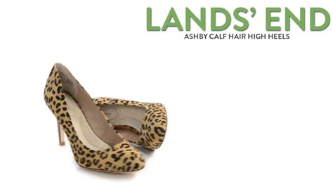 Lands End Ashby Calf Hair High Heels For Women Youtube