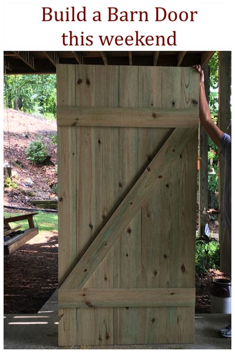How To Build A Barn Door This Diy Is The Perfect Weekend Project We