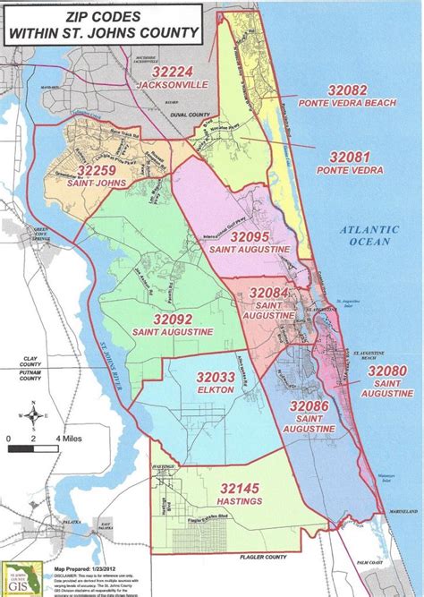 Map Of Jacksonville Fl With Zip Codes Zusovop