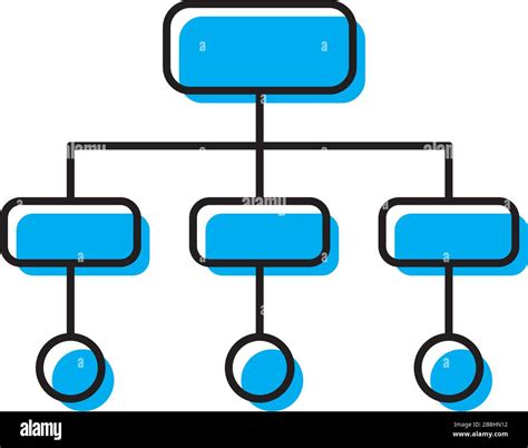 Organizational Chart Vector Icon Concept Isolated On White Background Stock Vector Image Art