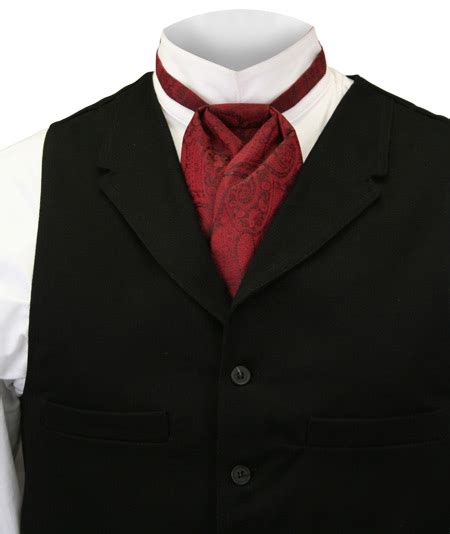 Satin Puff Tie Red Putnam