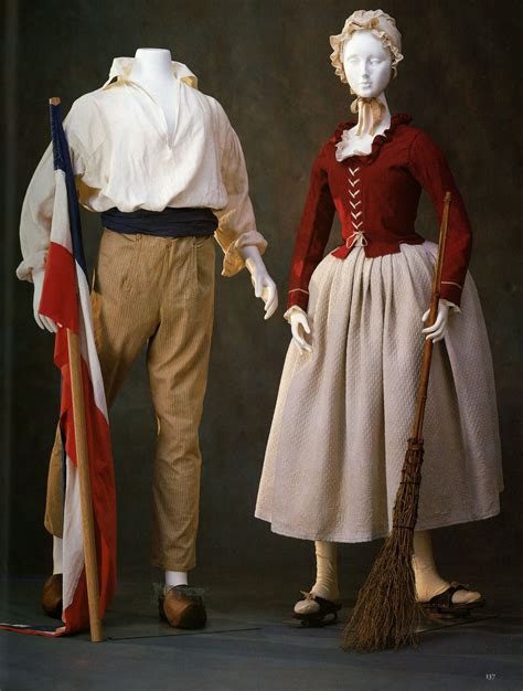 6 Mans Costume From The Period Of The French Revolution Late 18th