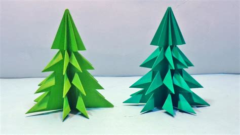 How To Make 3d Paper Christmas Tree Diy Paper Xmas Tree