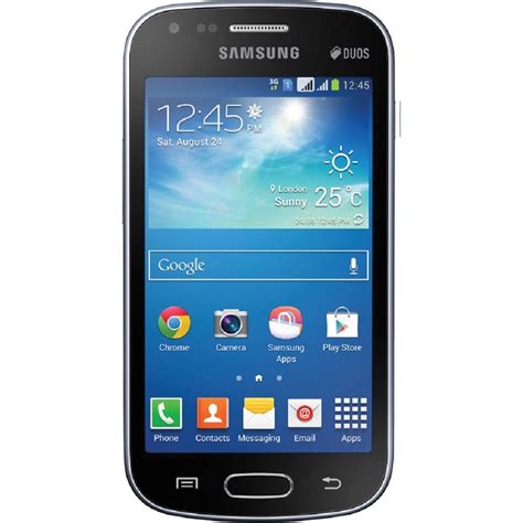 Samsung Galaxy S Duos Gt S7582l 4gb Smartphone Gt S7582l Blk Bandh