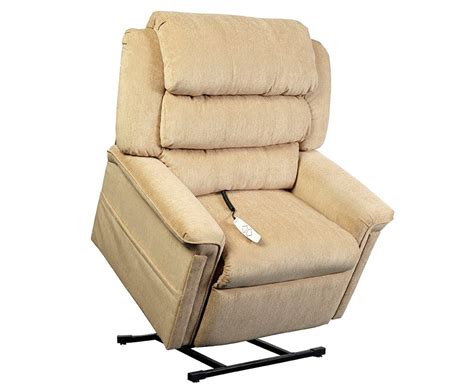 Lifted for easier getting up, close up like a standard chair, or fully reclined. Windermere Carson NM1450 Three-Position Electric Power ...