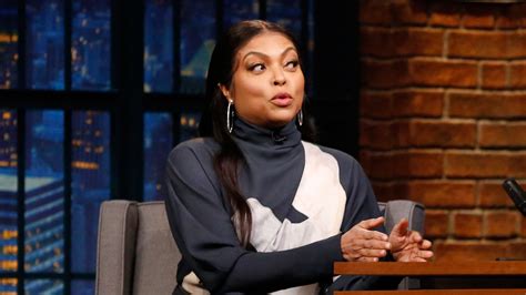 Watch Late Night With Seth Meyers Interview Taraji P Henson Shot