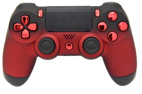 Red And Black Fade Custom Ps4 Controller