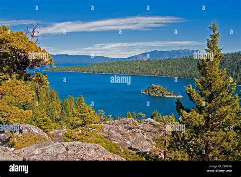 South Lake Tahoes Emerald Bay State Park California Stock Photo Alamy