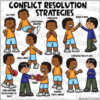 Conflict Resolution Luke Clip Art Set Educlips Clipart By Educlips