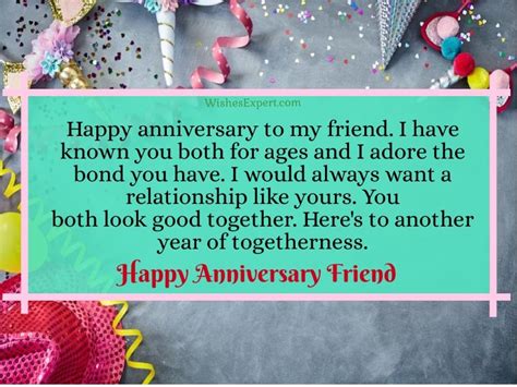 40 Happy Wedding Anniversary Wishes For Friend