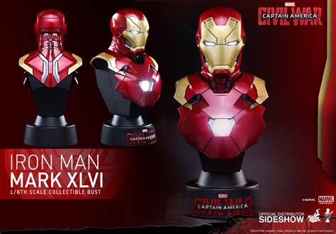 Civil war is an a movie released on may 6, 2016. Marvel Iron Man Mark XLVI Collectible Bust by Hot Toys ...