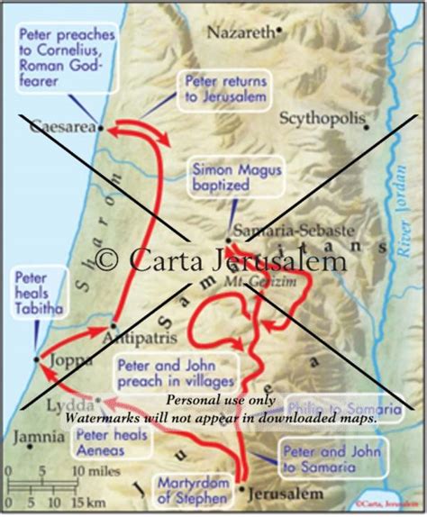 Philip Peter And John To Samaria And The Coastal Plain Biblewhere