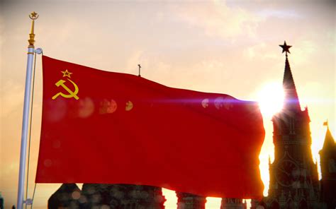 Flag Of The Soviet Union Full Hd Wallpaper And Background Image