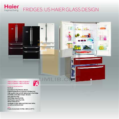 Pdf Manual For Haier Refrigerator Hb Fw