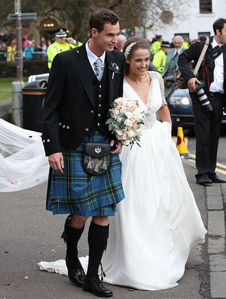 Škotski Tenisač Andy Murray Oženio Se U Kiltu Vjenčanje Udajemsehr