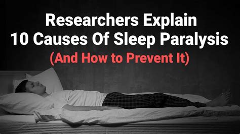 Researchers Explain 10 Causes Of Sleep Paralysis And How To Prevent It