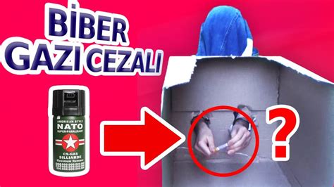 Bİber Gazi Cezali Kutuda Ne Var Challenge Youtube