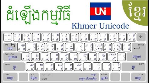 Install Khmer Unicode Keyboard On Windows 10 It Support Tip Youtube