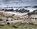 D-Day Normandy Beach Operation Overlord Landing Site During World War ...