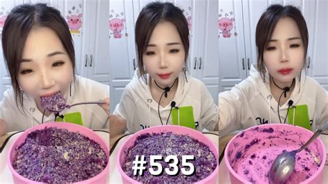 Asmr Purple Powdery Ice Eating｜finish All Ice Asmr 535 Youtube