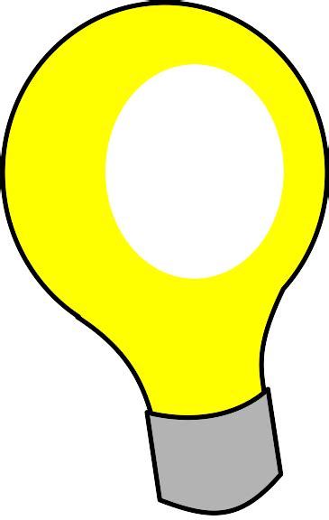 Light Bulb Template Clipart Best