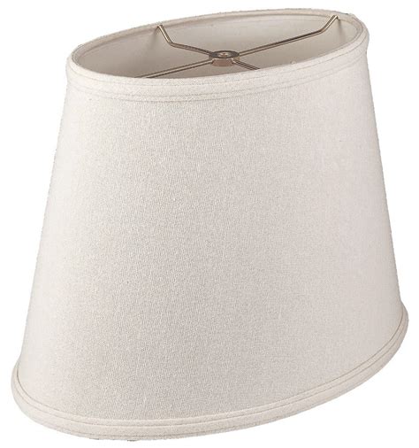 Cream Linen Hardback Oval Lamp Shade Lamp Shade Pro