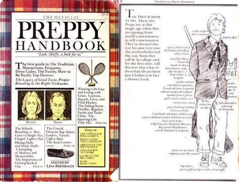 Official Preppy Handbook Preppy Handbook Preppy Look Preppy Chic