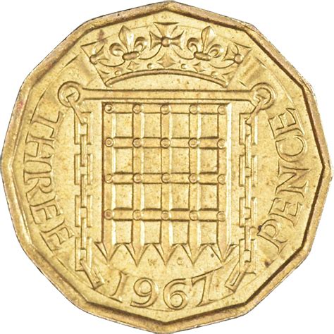Coin Great Britain 3 Pence 1967 European Coins