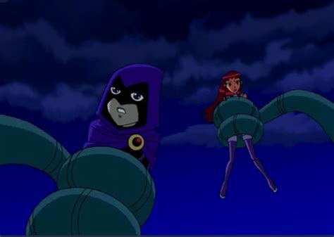 Tentacles Wrapping Starfire And Raven By Megasonicmanlover On Deviantart
