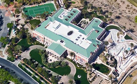 Aerial Pics Of Billionaire Sheldon Adelsons 44000 Square Foot Las