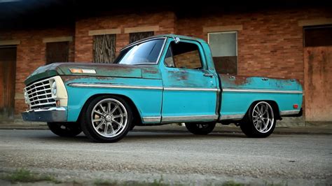 1968 Ford F100 Hot Rat Street Rod Pro Touring Patina Slammed Pickup For