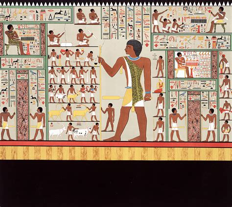 Ancient Egyptian Hieroglyphs Painting By Gareth Johnson Fine Art America