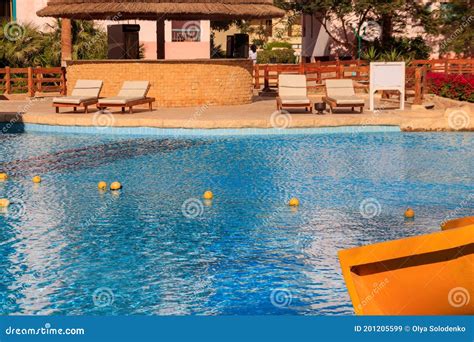 Swimming Pool With Clear Water At Tropical Resort Stock Image Image Of Relaxation Clear